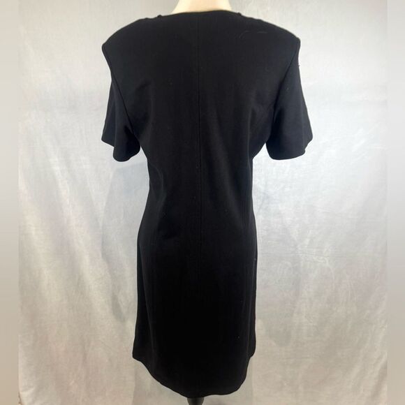 Talbots black silver teardrop dress size 10 - Picture 3 of 5